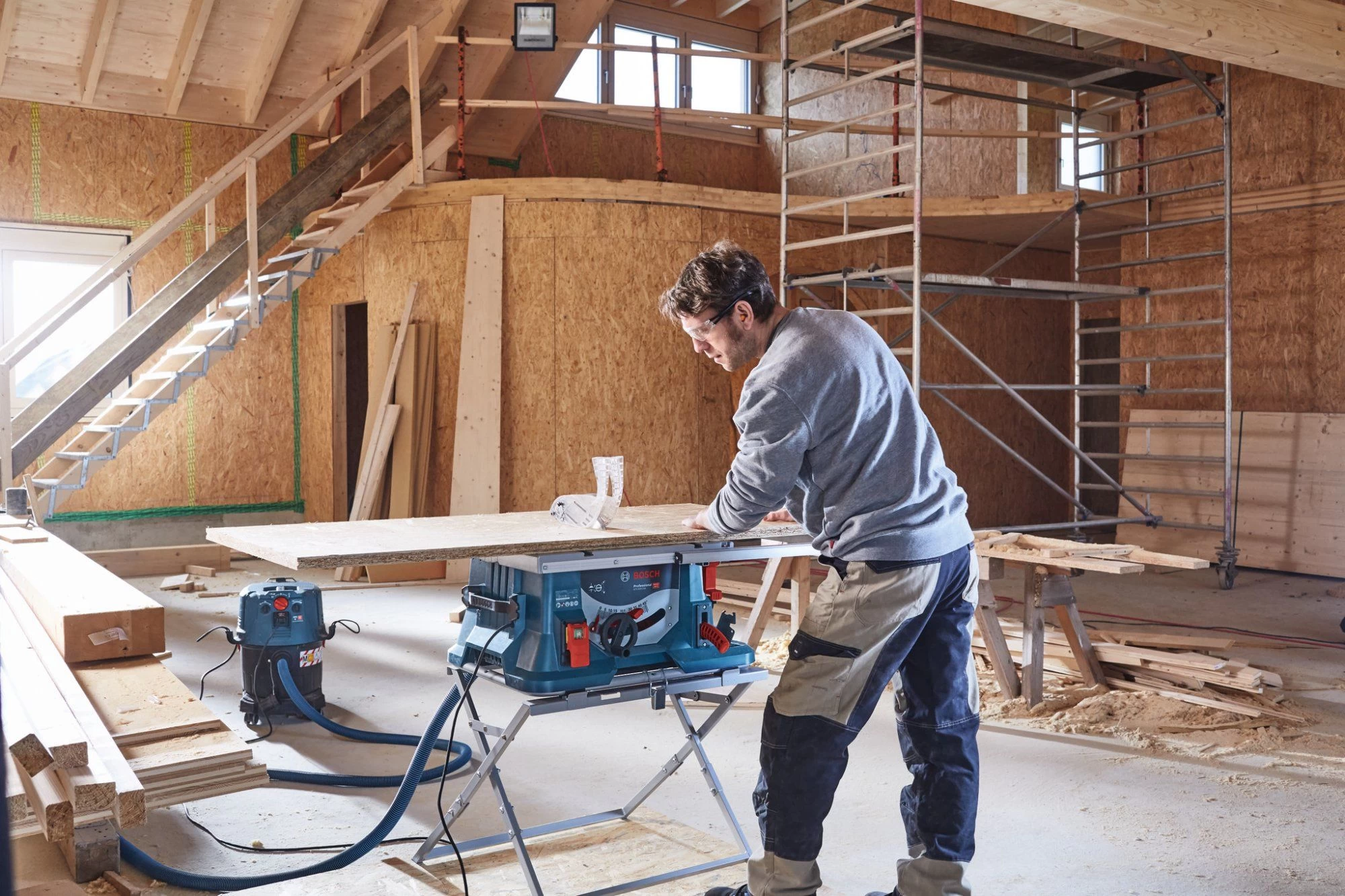 Bosch GTS 635-216 Zaagtafel + Onderstel GTA 560 - 1600W - 216 X 30mm - 0601B42001 8 Bosch GTS 635-216 Zaagtafel + Onderstel GTA 560 - 1600W - 216 X 30mm - 0601B42001 - Afbeelding 6