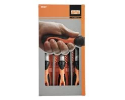 BAHCO Vijlenset Halfzoet Met Hecht 1-477-08-2-2, 200 Mm, 5-delig