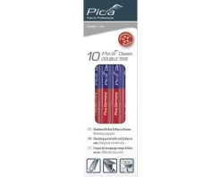 PICA Classic Dubbelzijdig Potlood Double 559 Rood/blauw, 10 Stuks