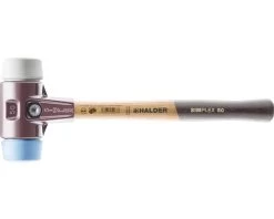 HALDER Kunststof Hamer Simplex Ø 50 Mm TPE Soft-TPE Mid (stalen Behuizing)