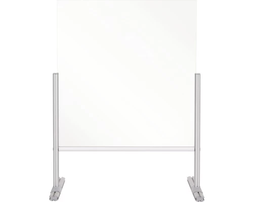 BI-OFFICE Hygiënisch Staand Baliespatscherm Glas 100x85 Cm 3 BI-OFFICE Hygiënisch Staand Baliespatscherm Glas 100x85 Cm