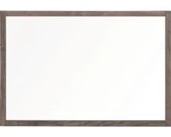 BI-OFFICE Hygiënische Scheidingswand Glas Voor Bevestiging Aan Tafel Hout 120x90 Cm