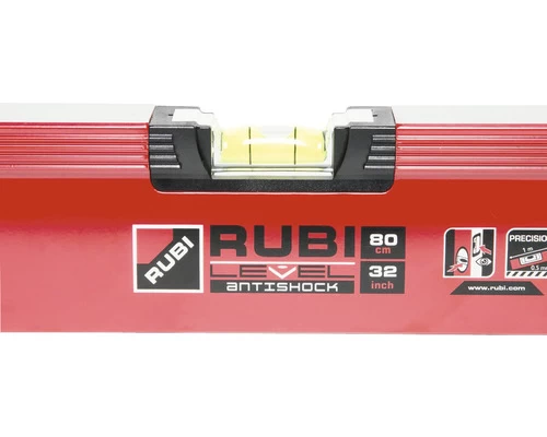 RUBI Waterpas Antishock 80 Cm 4 RUBI Waterpas Antishock 80 Cm - Afbeelding 2