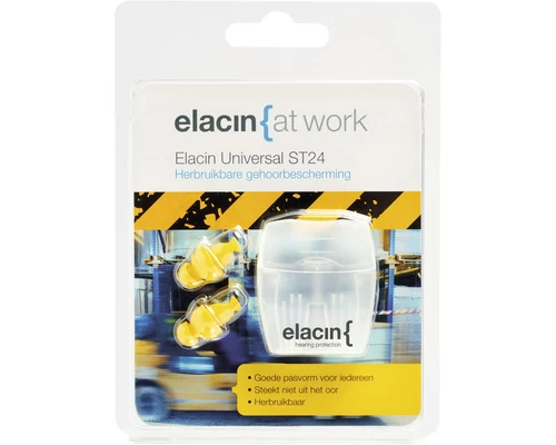 ELACIN Oordopjes Universal ST24 Geel 3 ELACIN Oordopjes Universal ST24 Geel