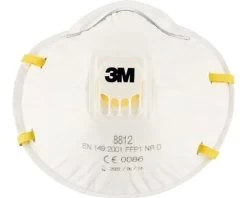 3M Fijnstofmasker Voor Handschuren 8812, 3 Stuks