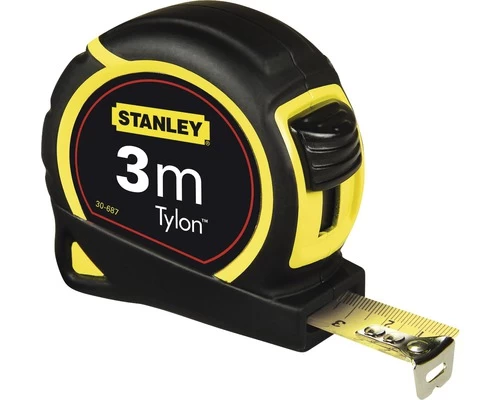 STANLEY Rolmaat Tylon 12,7 Mm, 3 Meter 3 STANLEY Rolmaat Tylon 12,7 Mm, 3 Meter