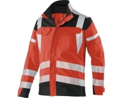 KÜBLER Reflectiq Jack Rood/zwart Maat 102