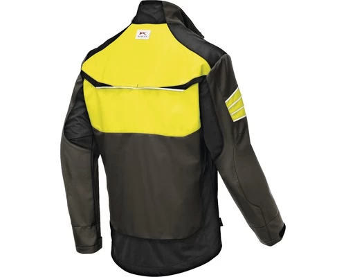 KÜBLER Forest Ultrashell Jack Olijfgroen/geel Maat S 4 KÜBLER Forest Ultrashell Jack Olijfgroen/geel Maat S - Afbeelding 2