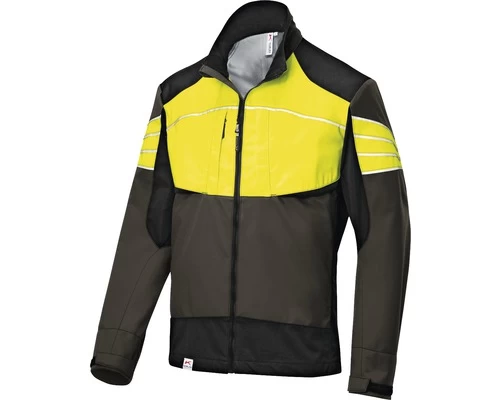 KÜBLER Forest Ultrashell Jack Olijfgroen/geel Maat S 3 KÜBLER Forest Ultrashell Jack Olijfgroen/geel Maat S