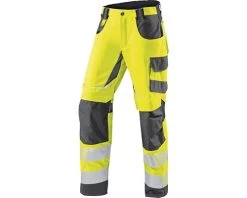 KÜBLER Reflectiq Zomerwerkbroek Geel/antraciet Maat 102