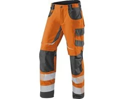 KÜBLER Reflectiq Zomerwerkbroek Oranje/antraciet Maat 102