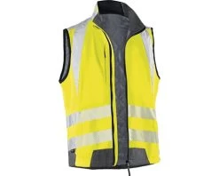 KÜBLER Reflectiq Bodywarmer Geel/antraciet Maat XS