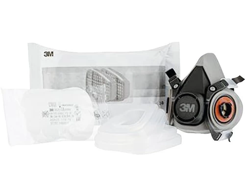 3M Verfspuitmasker 6002CN Met Vervangbare Patronen 4 3M Verfspuitmasker 6002CN Met Vervangbare Patronen - Afbeelding 2