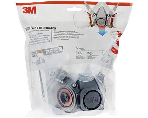 3M Verfspuitmasker 6002CN Met Vervangbare Patronen 6 3M Verfspuitmasker 6002CN Met Vervangbare Patronen - Afbeelding 4