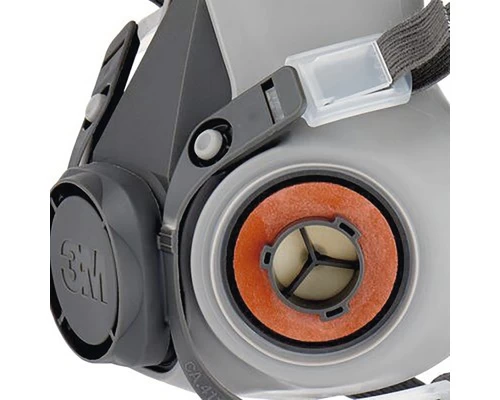 3M Verfspuitmasker 6002CN Met Vervangbare Patronen 5 3M Verfspuitmasker 6002CN Met Vervangbare Patronen - Afbeelding 3