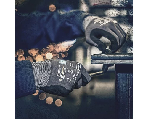 GEBOL Werkhandschoenen Multiflex Zwart-grijs Maat 9 4 GEBOL Werkhandschoenen Multiflex Zwart-grijs Maat 9 - Afbeelding 2