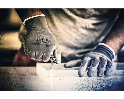 GEBOL Werkhandschoenen Micro Flex Grijs Maat 9 4 GEBOL Werkhandschoenen Micro Flex Grijs Maat 9 - Afbeelding 2