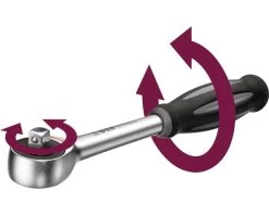 WGB Ratelsleutel Rotary 1/4"