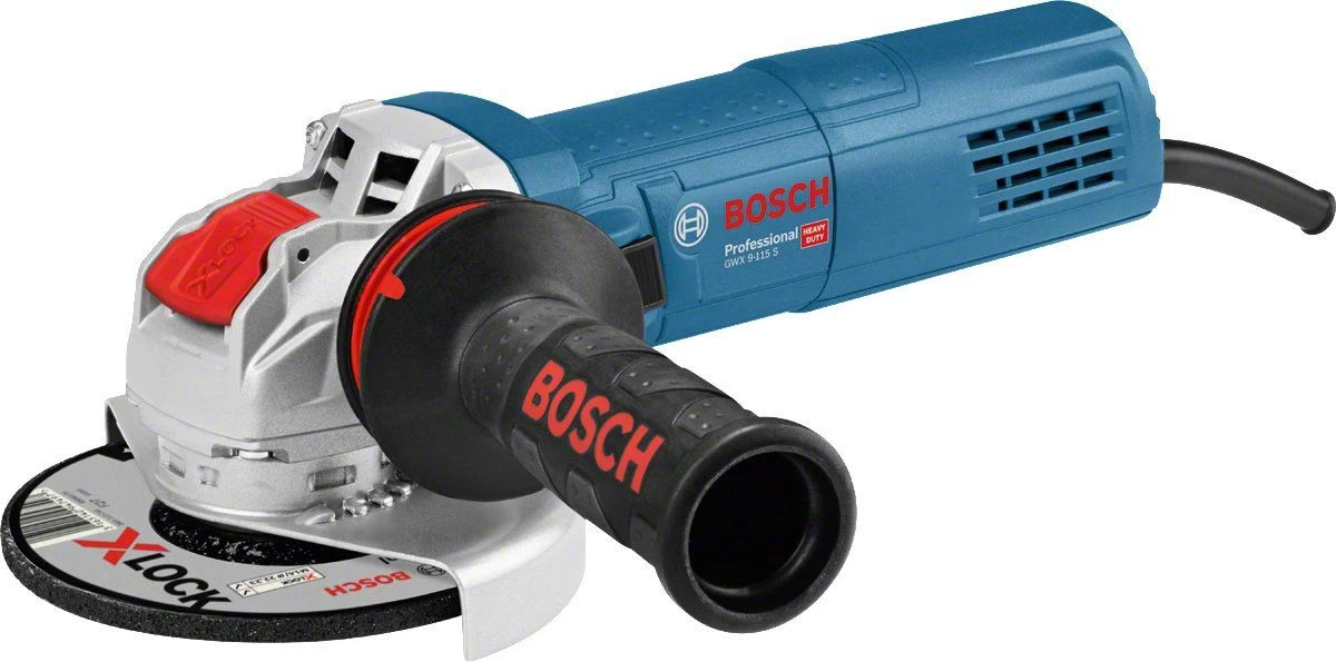 Bosch GWX 9-115 S X-LOCK Haakse Slijper In Koffer - 900W - 115mm - Variabel - 06017B1000 3 Bosch GWX 9-115 S X-LOCK Haakse Slijper In Koffer - 900W - 115mm - Variabel - 06017B1000