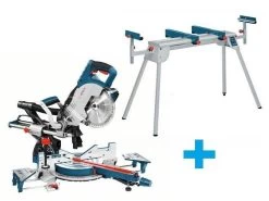 Bosch GCM 8 SDE Telescopisch Afkort- En Verstekzaagmachine Met Stofafzuiging + GTA 2600 - 1600W - 216 X 30mm