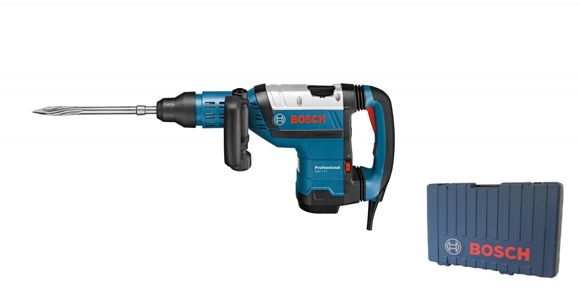 Bosch GSH 7 VC SDS-max Breekhamer In Koffer - 1500W - 13J - 0611322000 3 Bosch GSH 7 VC SDS-max Breekhamer In Koffer - 1500W - 13J - 0611322000