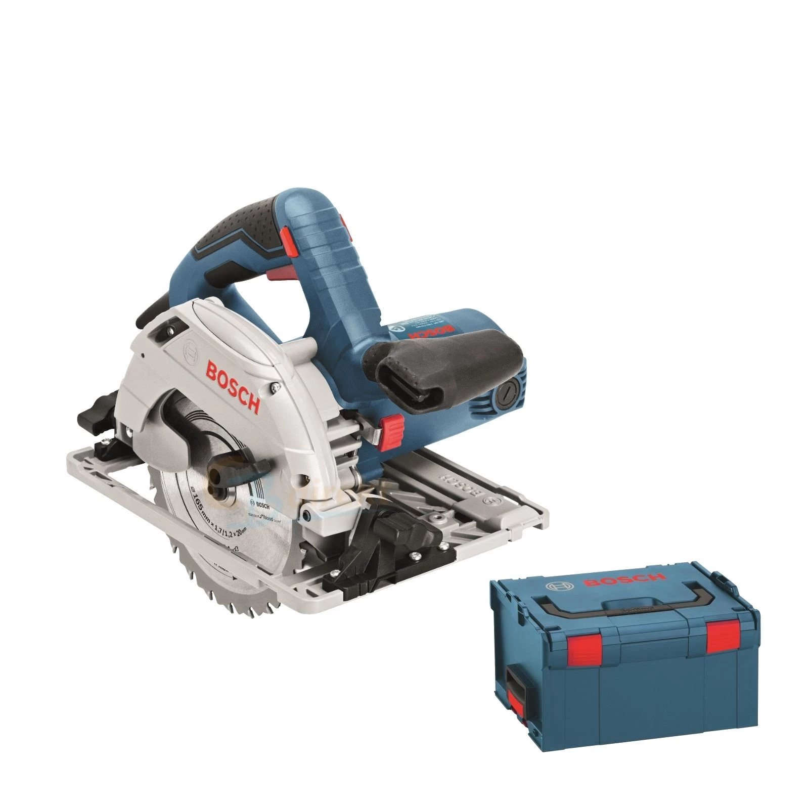 Bosch GKS 55+ GCE Cirkelzaag In L-Boxx - 1350W - 165mm - 0601682101 3 Bosch GKS 55+ GCE Cirkelzaag In L-Boxx - 1350W - 165mm - 0601682101